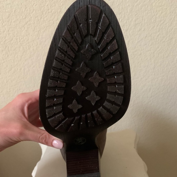 Grey Metallic Sofft Booties - Picture 6 of 6